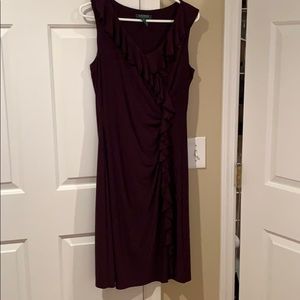 Lauren purple cocktail dress
